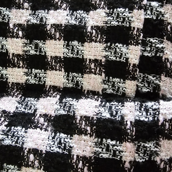 Anthropologie Black and White Houndstooth Romper Set - Picture 4 of 4